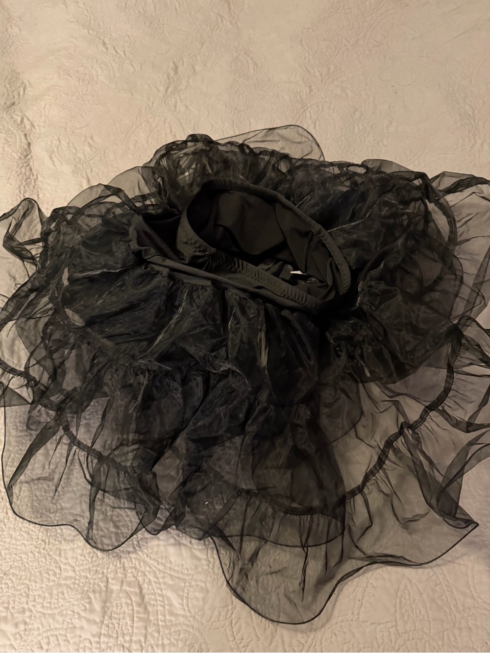Grace Karin Black Women's Tiered Tulle Skirt
